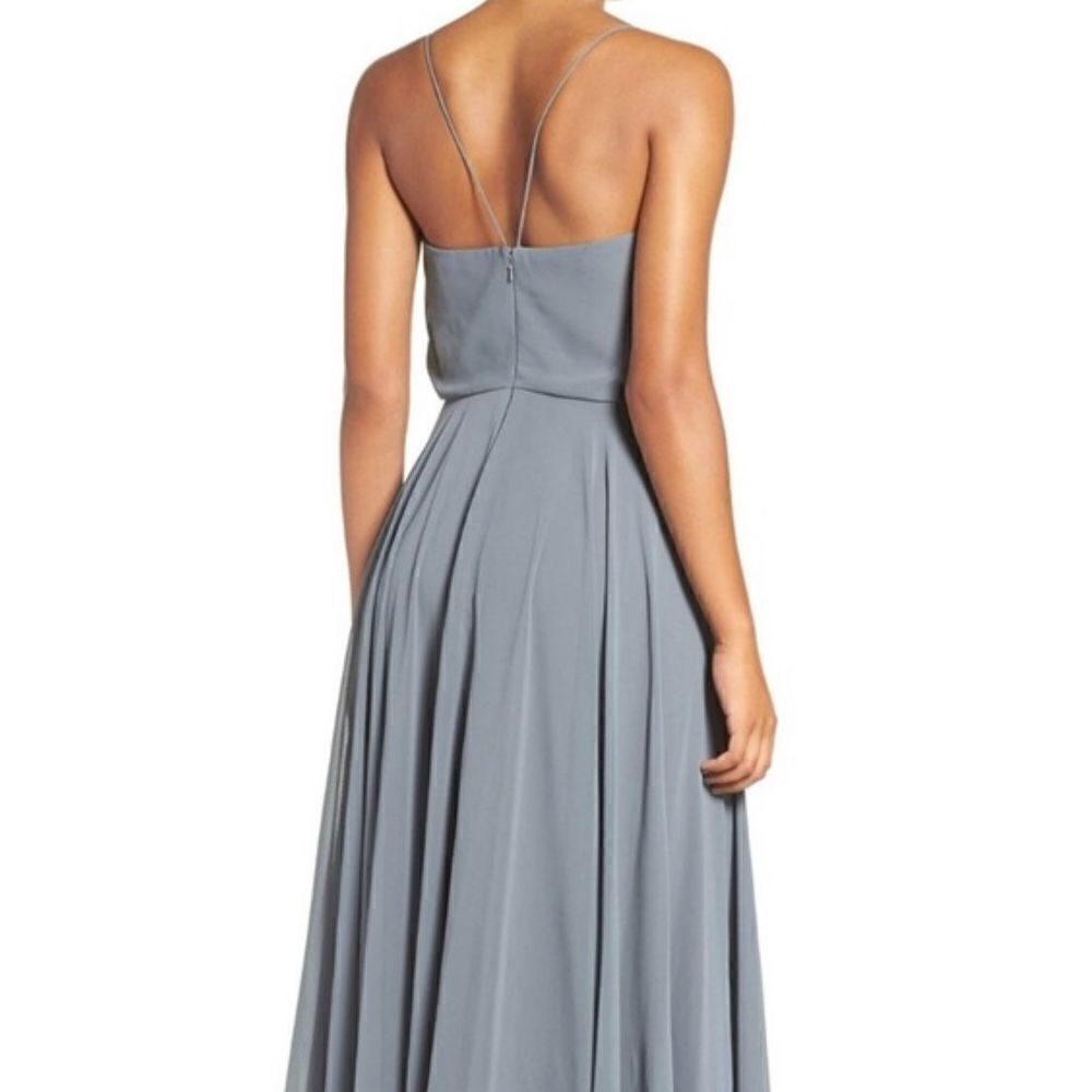 Jenny Yoo Bridesmaid Dress Inesse mineral gray size 26 - Picture 2 of 7